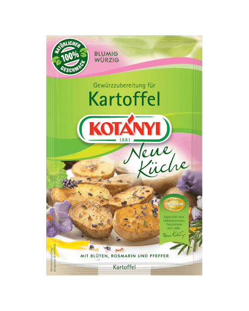 Kotányi Neue Küche Gewürzzubereitung für Kartoffel im Brief