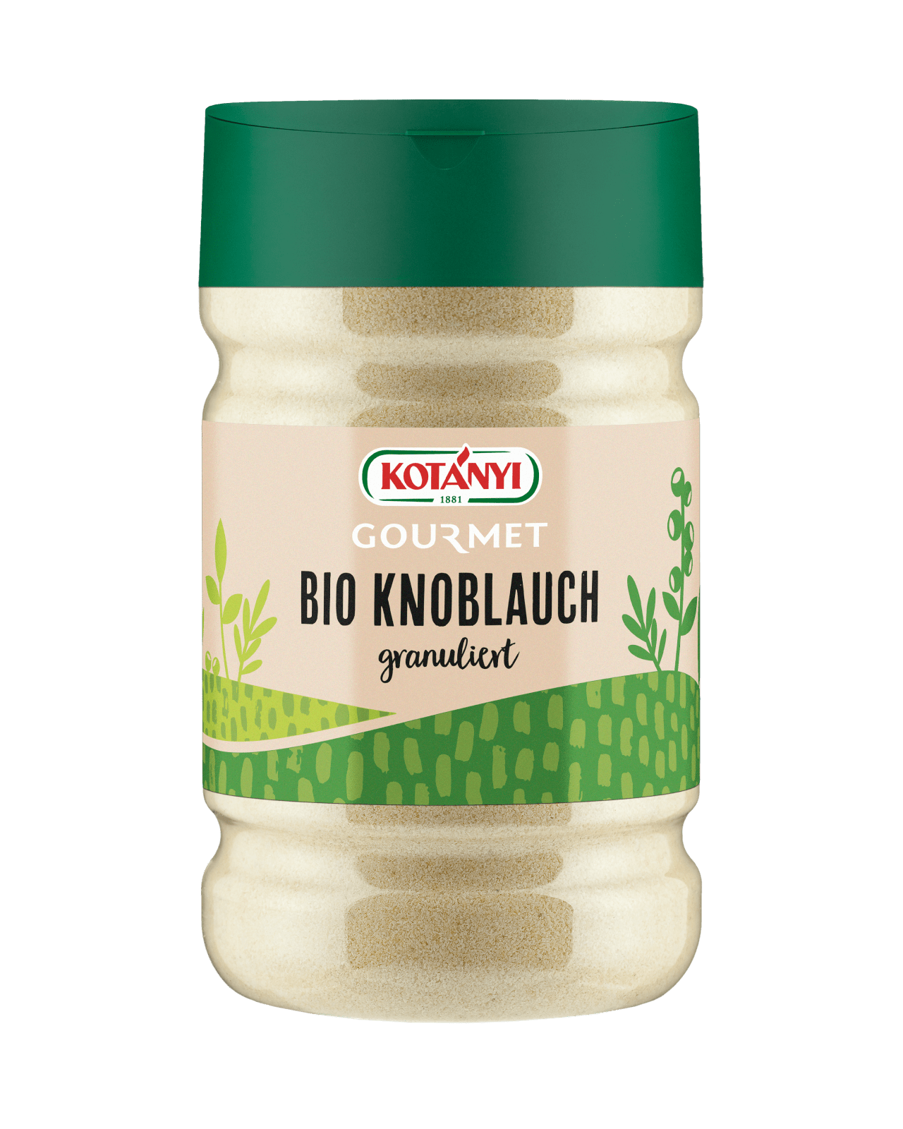 Kotányi Gourmet Bio Knoblauch granuliert in der 1200ccm Dose
