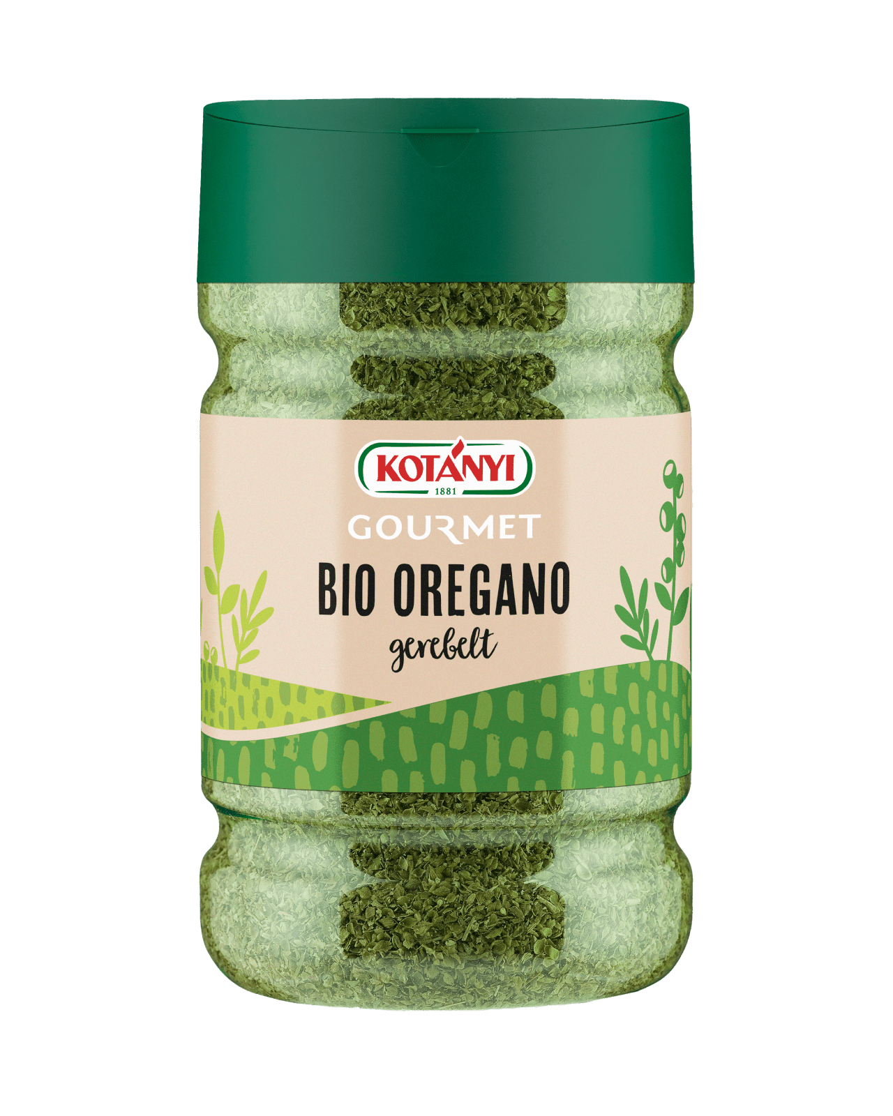 Kotányi Gourmet Bio Oregano gerebelt in der 1200ccm Dose
