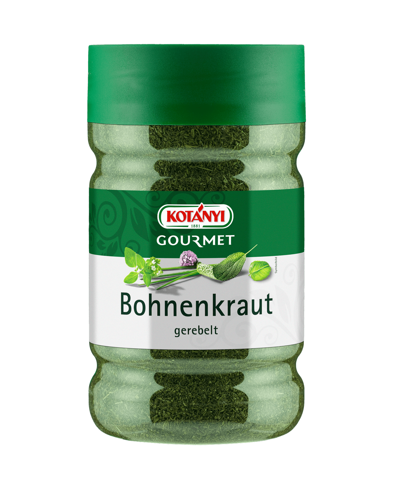 Kotányi Gourmet Bohnenkraut gerebelt in der 1200ccm Dose