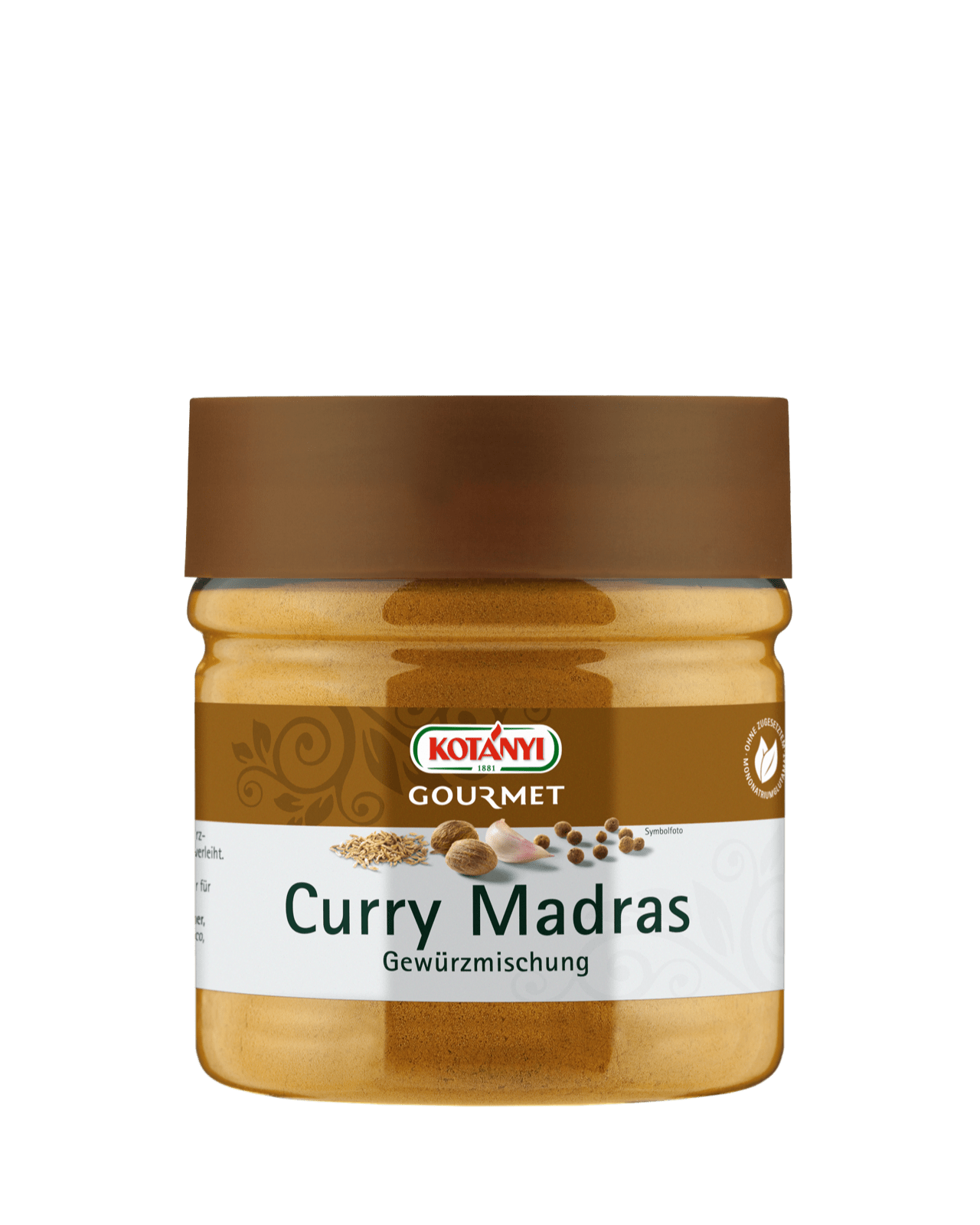 Kotányi Gourmet Curry Madras Gewürzmischung in der 400ccm Dose