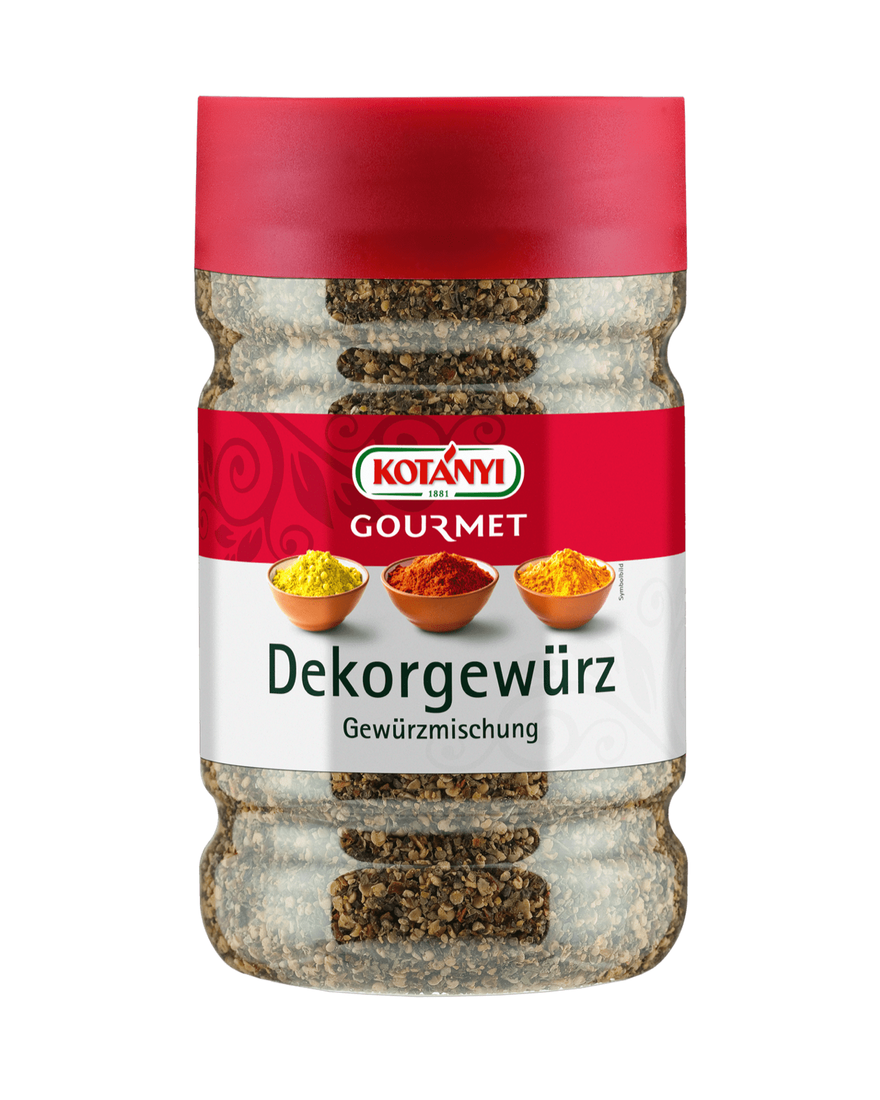 Kotányi Gourmet Dekorgewürz Gewürzzubereitung in der 1200ccm Dose