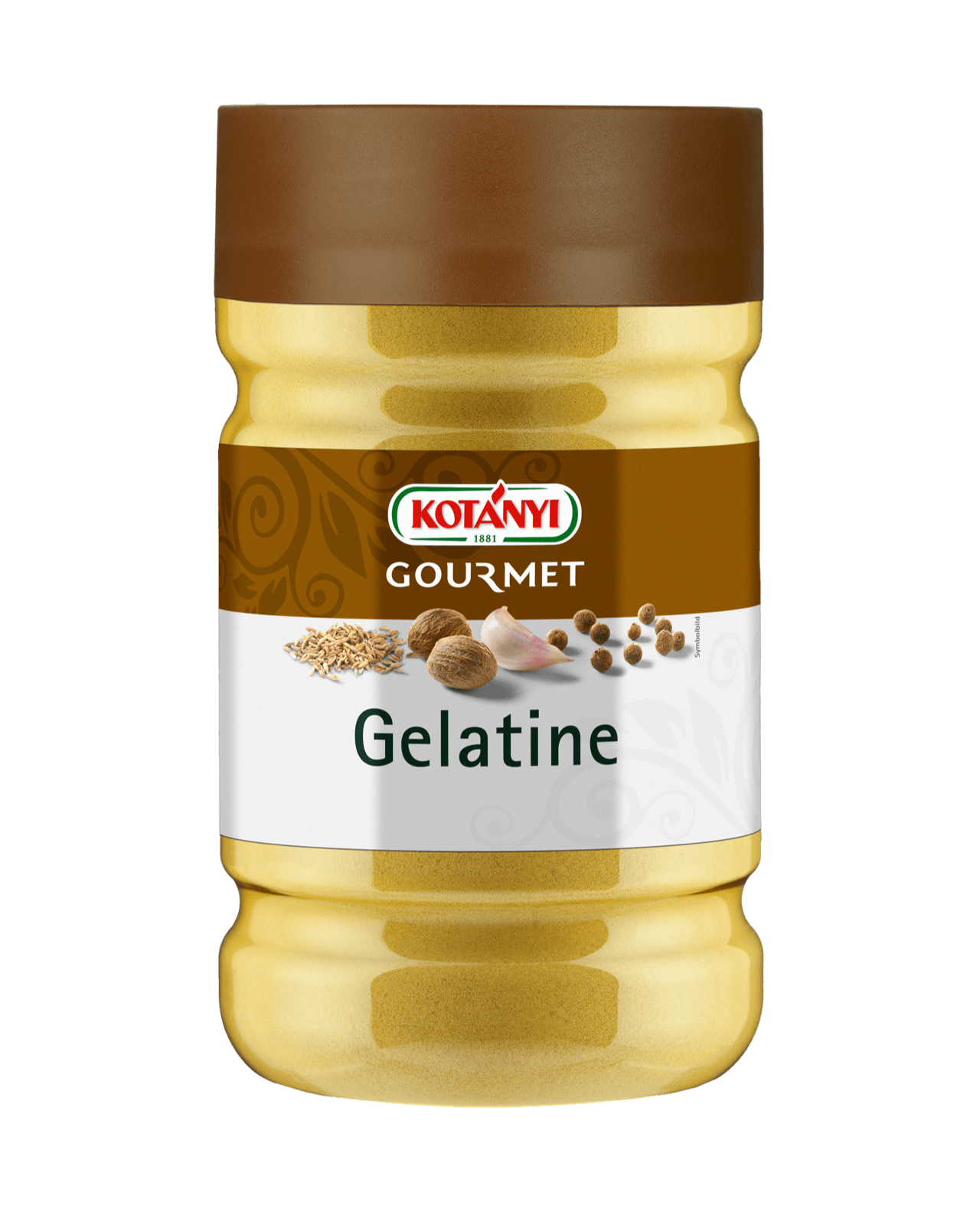 Kotányi Gourmet Gelatine in der 1200ccm Dose