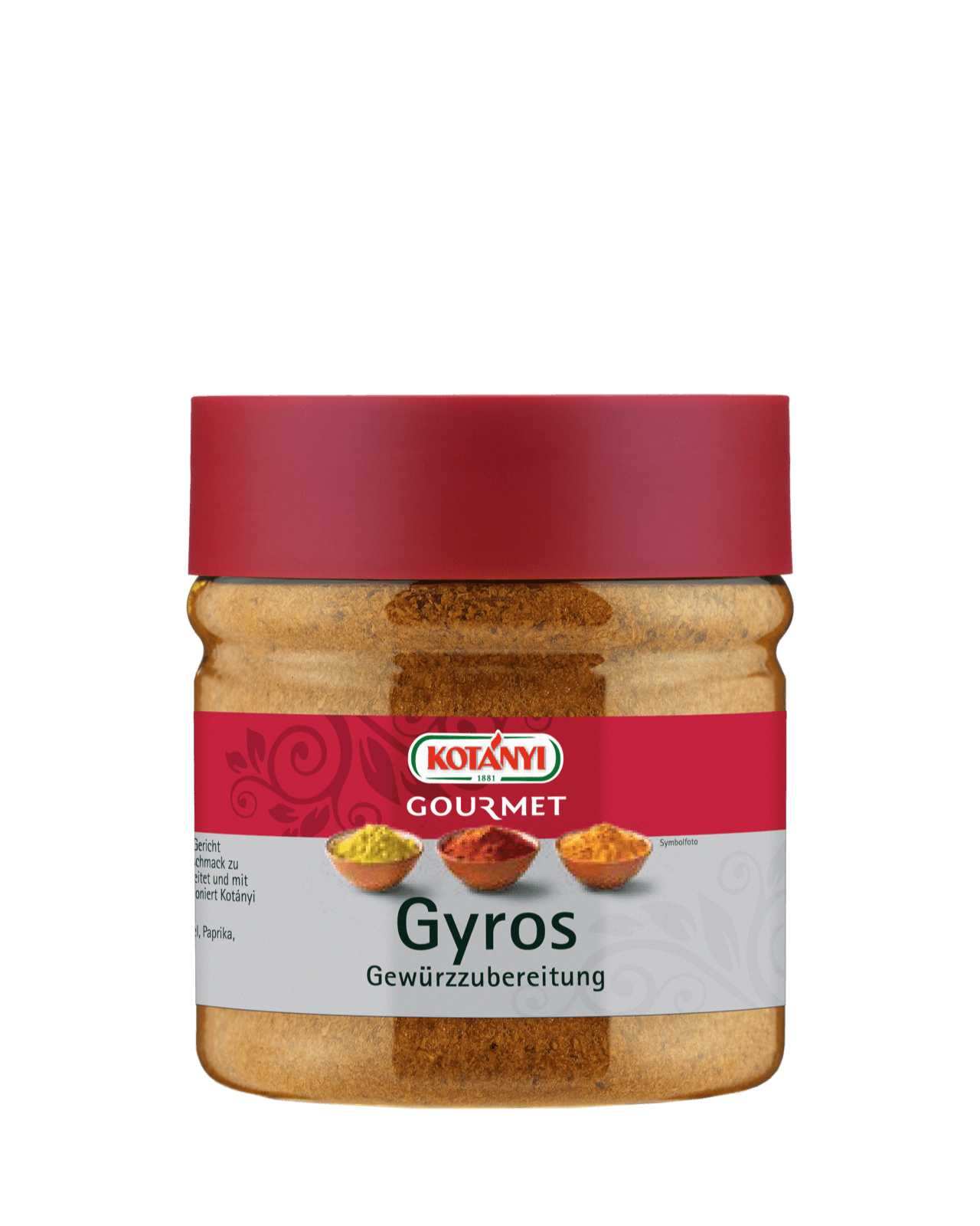 Kotányi Gourmet Gyros Gewürzzubereitung in der 400ccm Dose