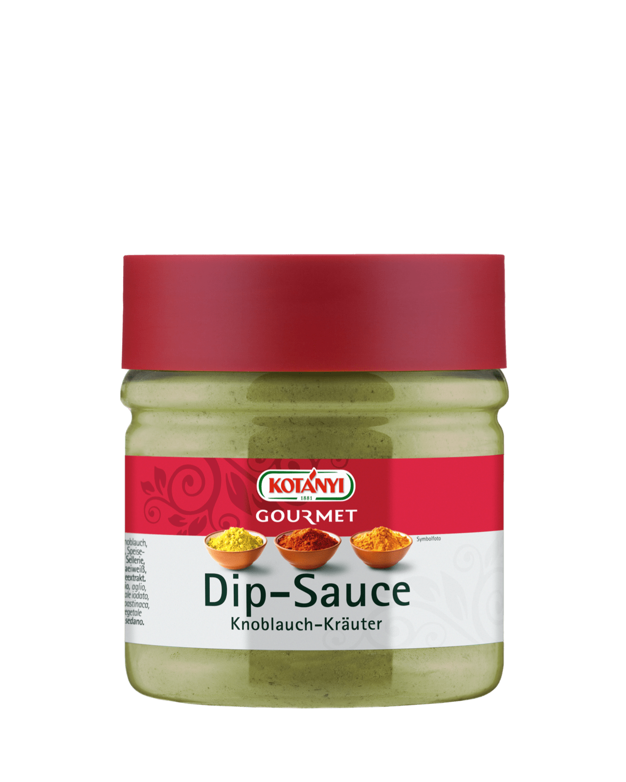 Kotányi Gourmet Knoblauch Dip-Sauce in der 400ccm Dose