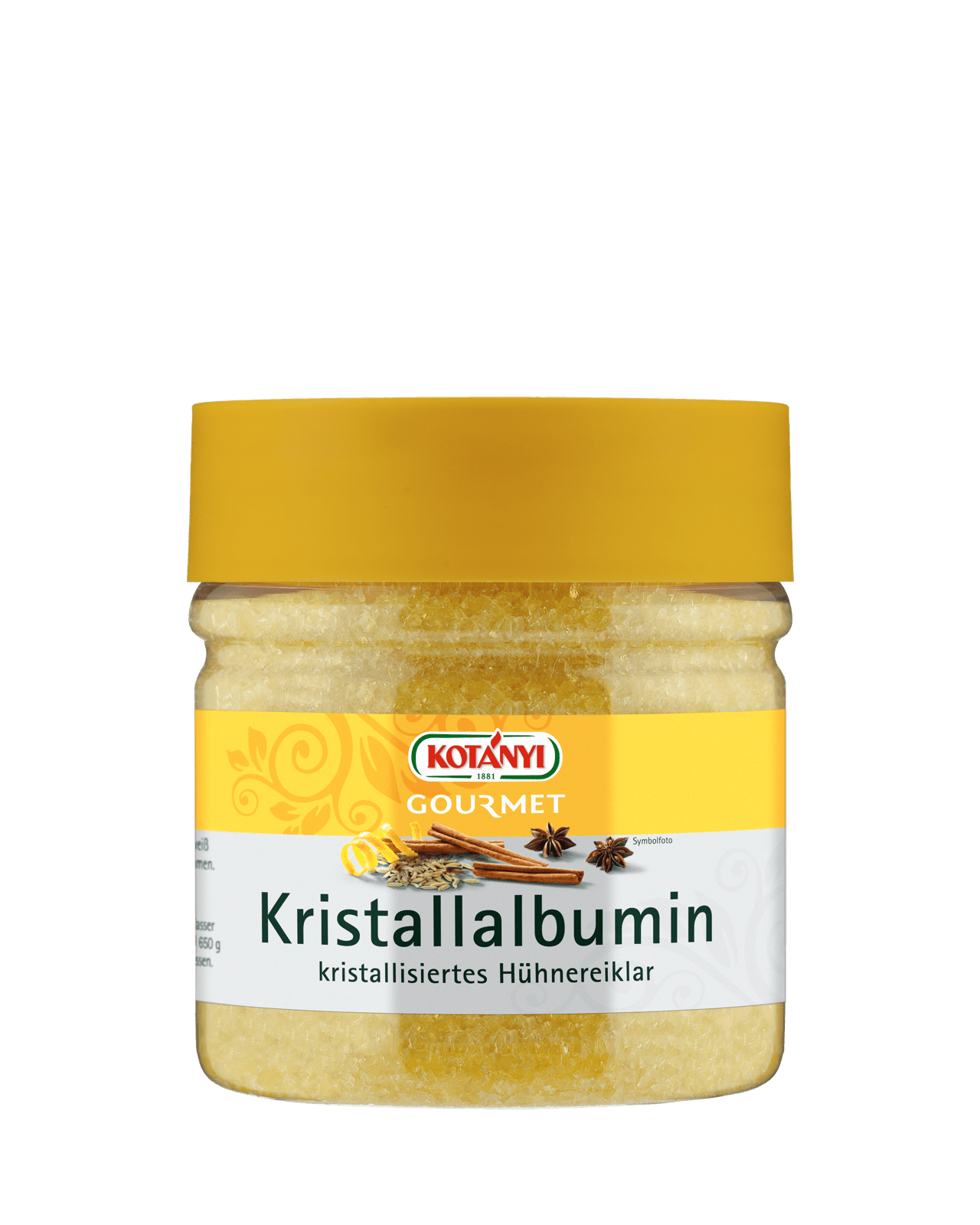 Kotányi Gourmet Kristallalbumin in der 400ccm Dose
