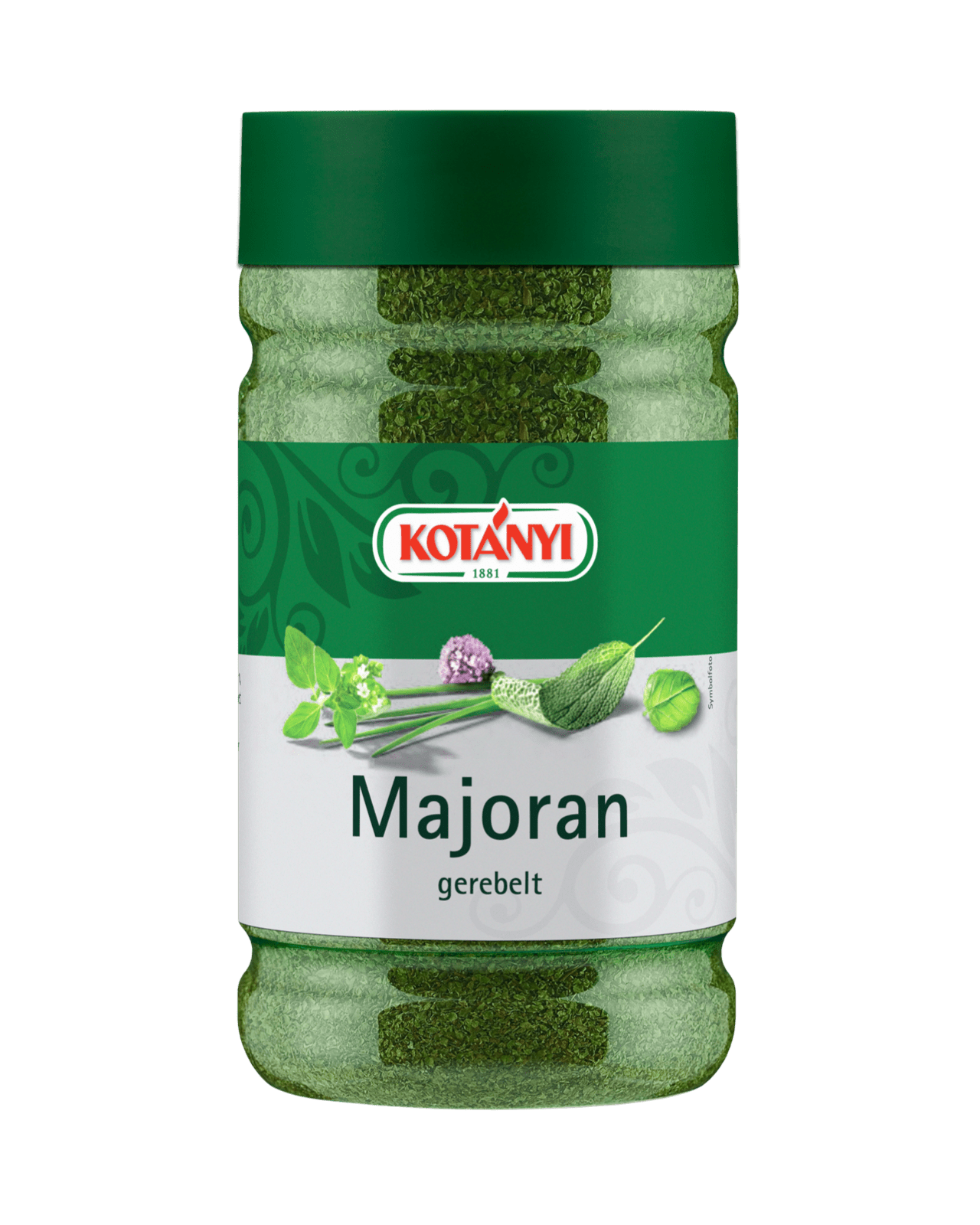 Kotányi Gourmet Majoran gerebelt in der 1200ccm Dose
