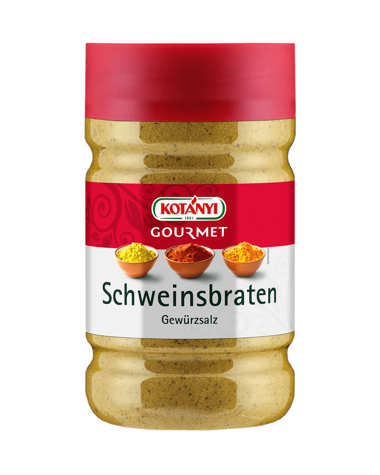 Kotányi Gourmet Schweinsbraten Gewürzsalz in der 1200ccm Dose