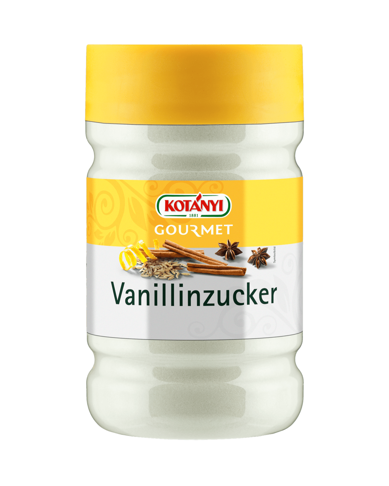 Kotányi Gourmet Vanillinzucker in der 1200ccm Dose