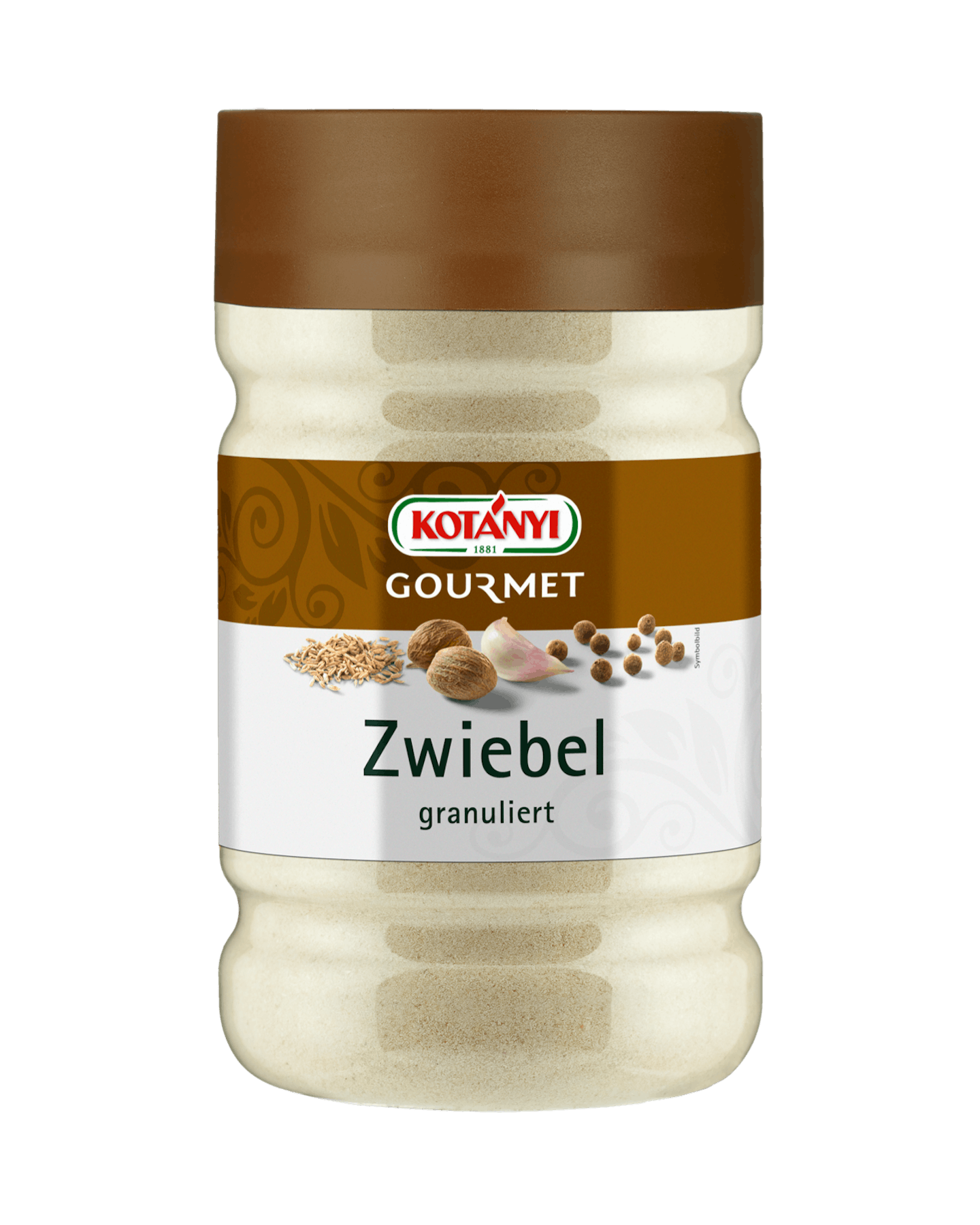 Kotányi Gourmet Zwiebel granuliert in der 1200ccm Dose