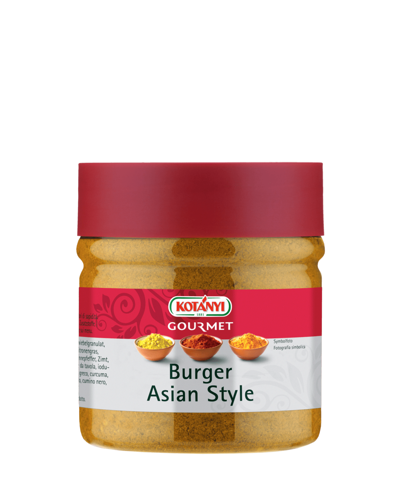 Kotányi Gourmet Burger Asian Style in der 400ccm Dose