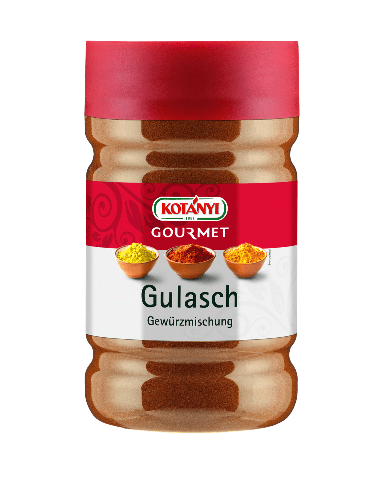 Kotányi Gourmet Gulasch Gewürzmischung in der 1200ccm Dose