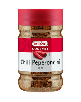 Kotányi Gourmet Chili Peperoncini ganz in der 1200ccm Dose