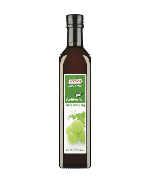 Kotányi Gourmet Bio Weißwein Balsamessig in der 500ml Flasche