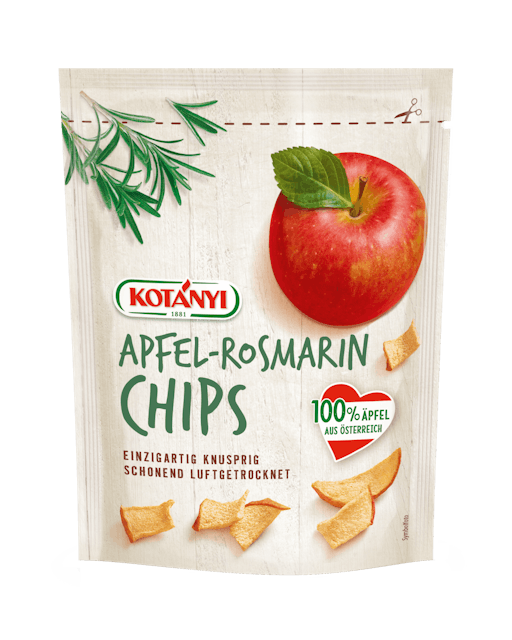 Kotányi Apfel Chips mit Rosmarin