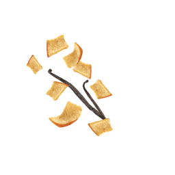 Fliegende Kotányi Apfel Chips mit Vanille.