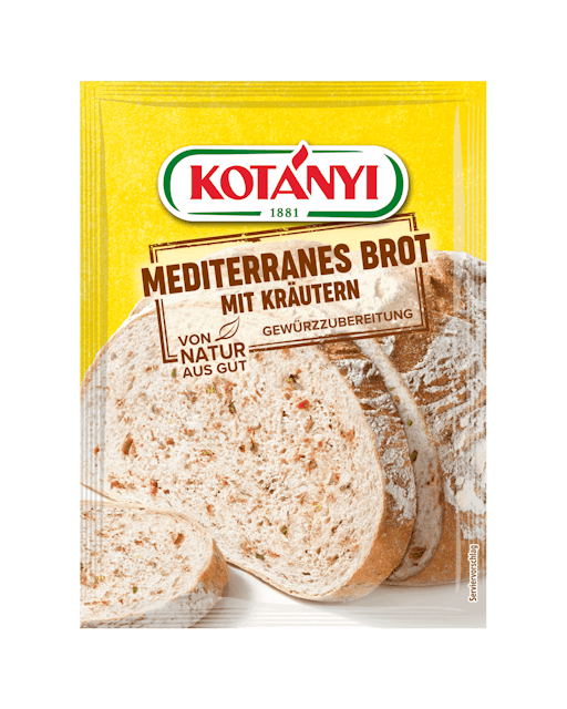 1960010 Kotanyi Mediterranes Brot Mit Kraeutern B2c Pouch Min