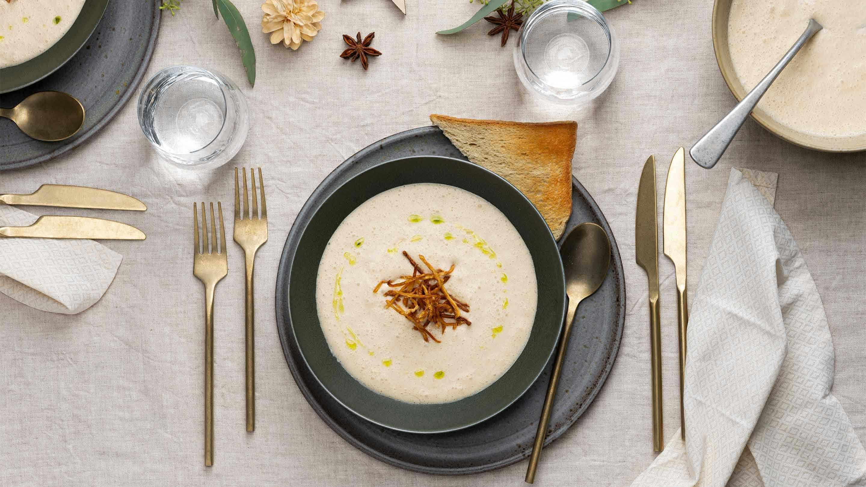 Eine Suppe ist optimal für die kalte Jahreszeit.