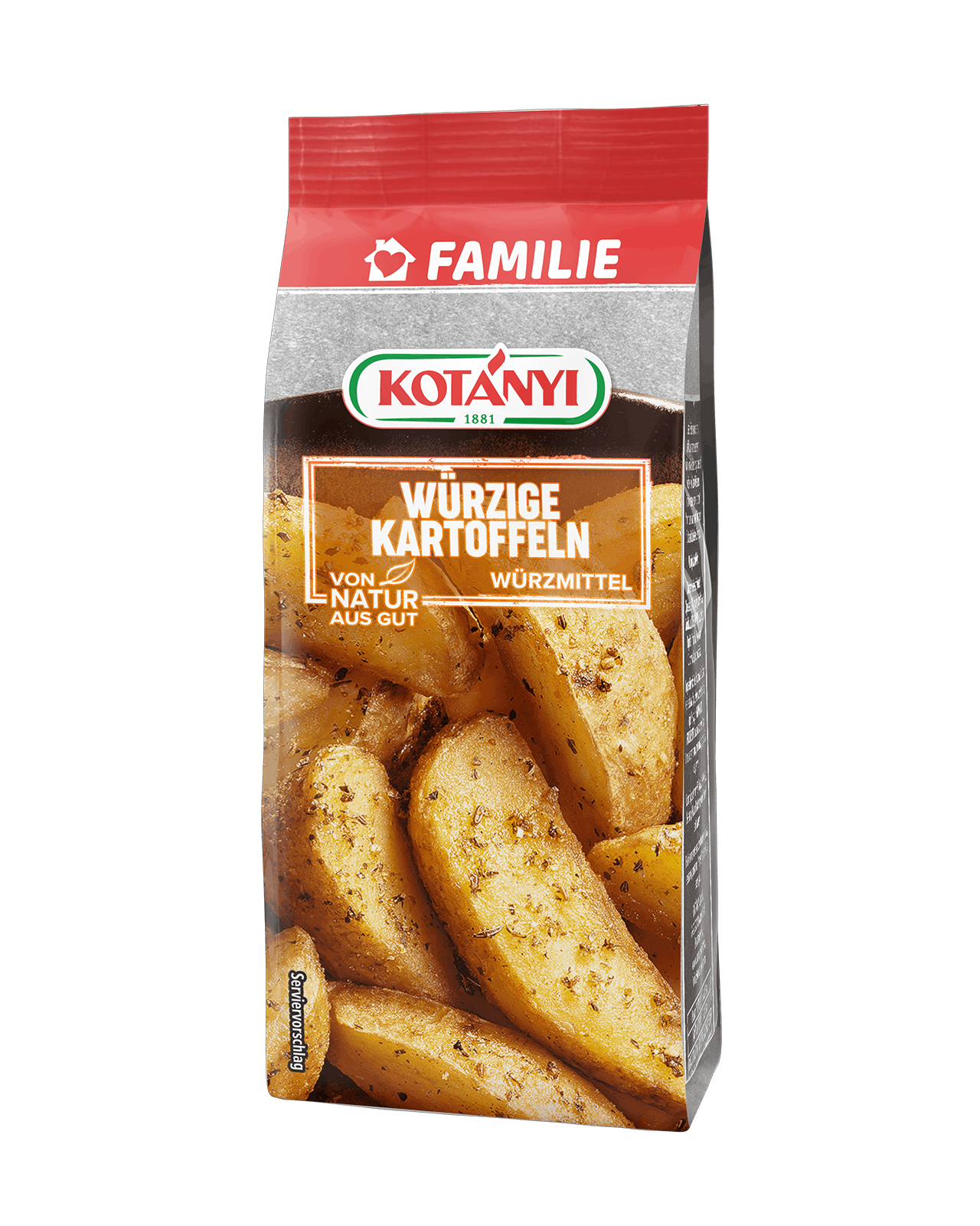 9001414204863 048601001 Kotányi Wuerzige Kartoffeln At Stand Up Pouch Vs Min