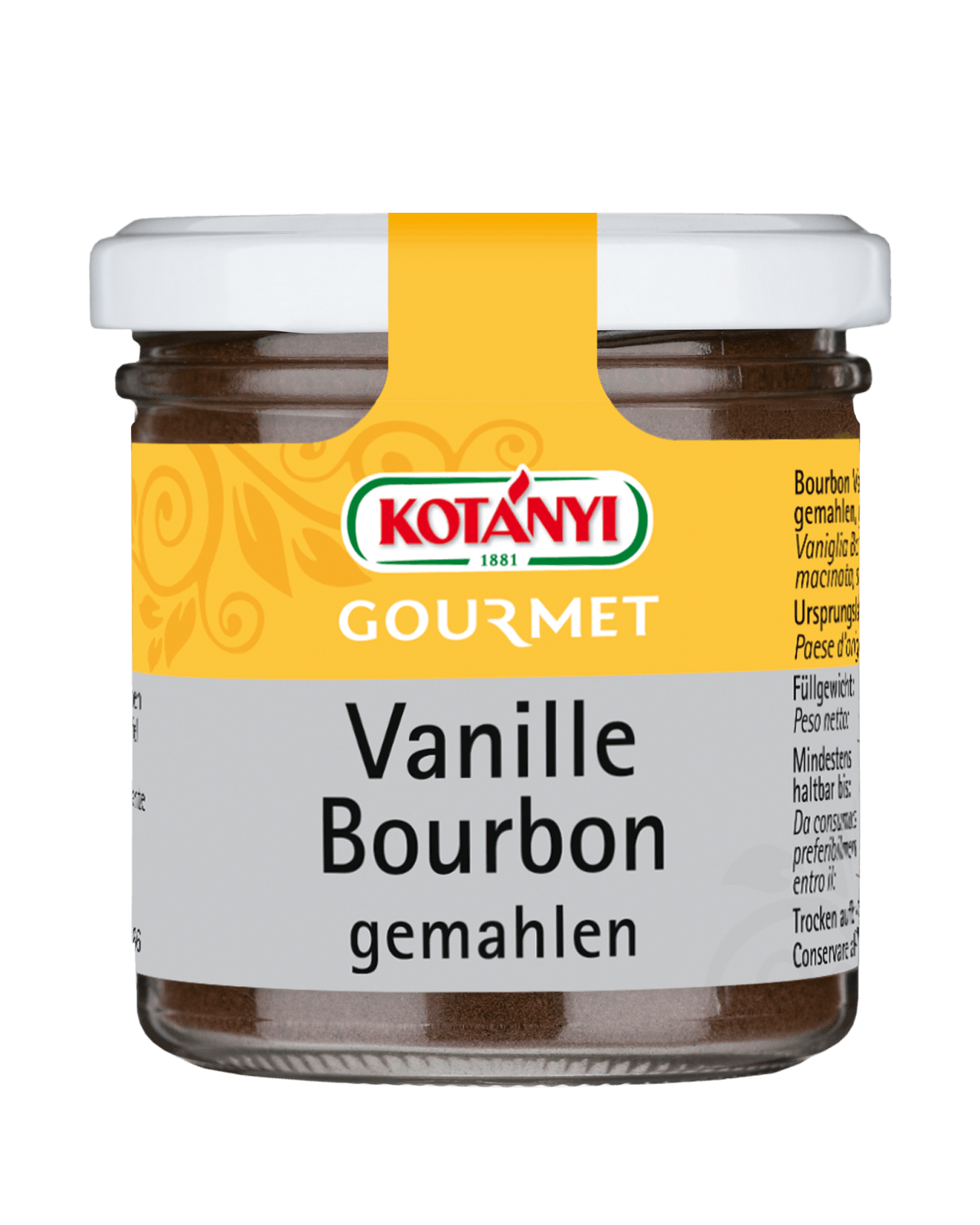 9001414022443 224401 Kotanyi Bourbon Vanilla Ground 60g At Glass Vs