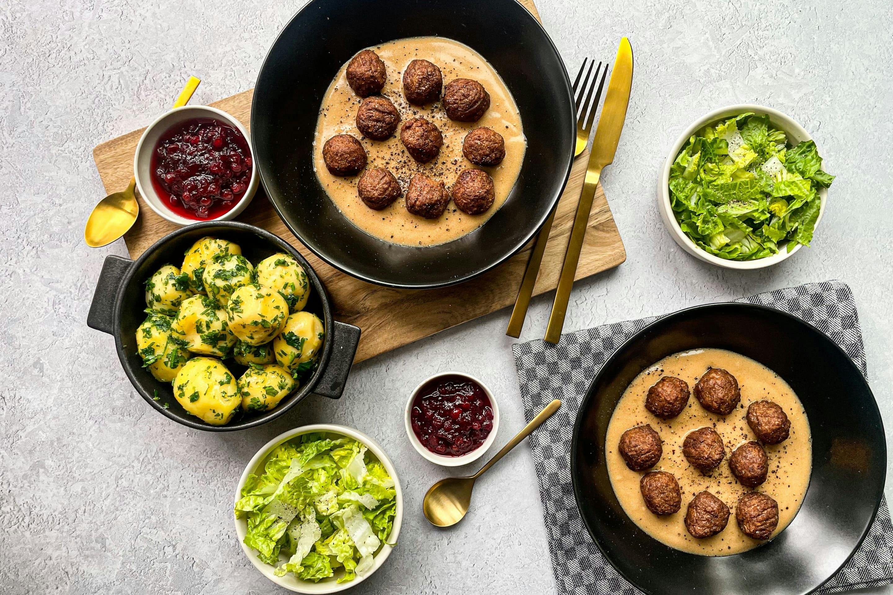 Veggie Swedish Meatballs Min