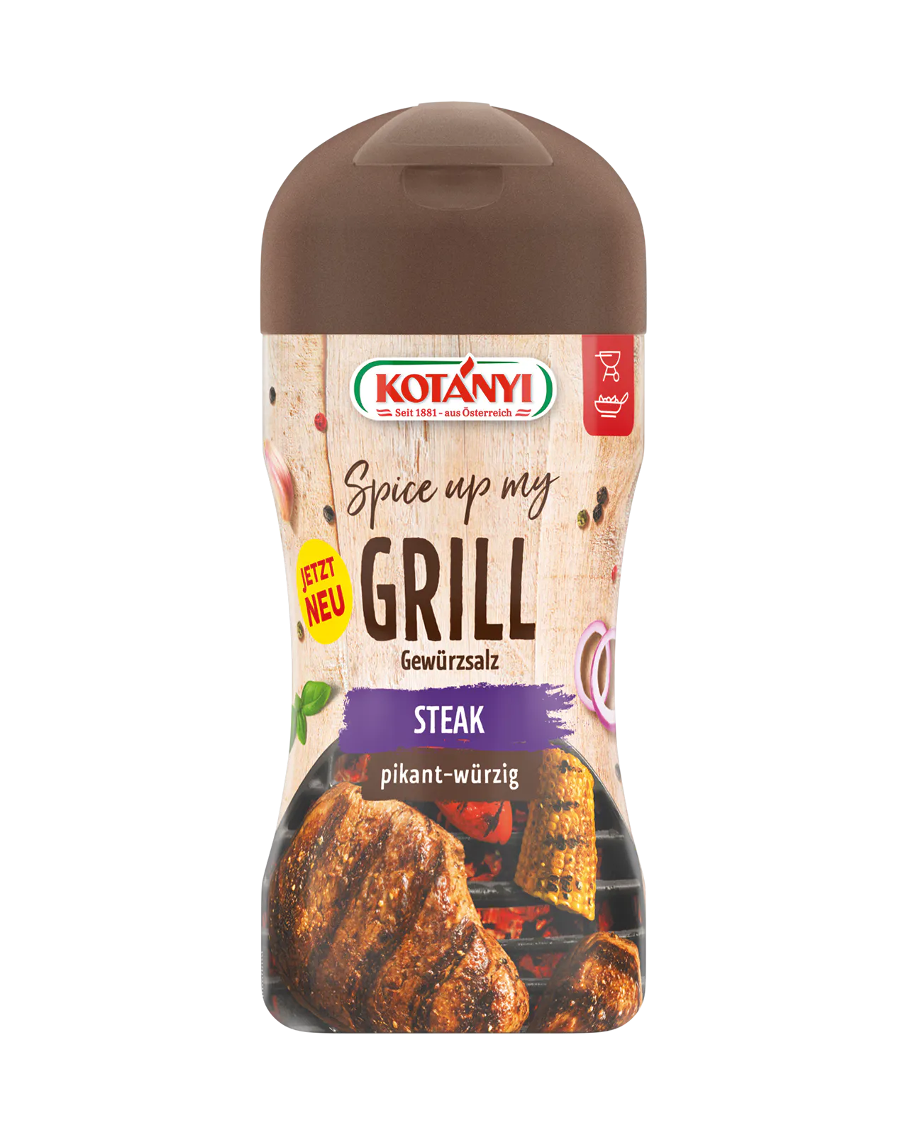 9001414306789 67801 Kotanyi Grilled Steak Shaker Can Shaker Can At Mix Mix Grill Grill Fs
