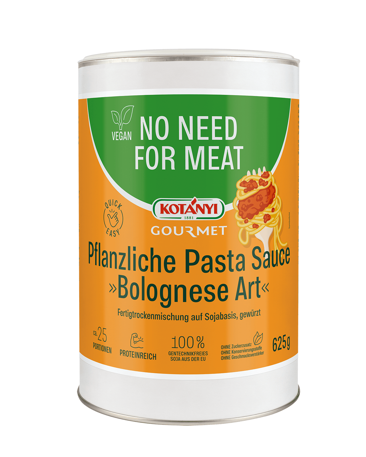 9001414026670 266701 Kotanyi Pasta Vegan Paper Tin 1690ml Can At Basis Basis Noneedformeat Fs (1)